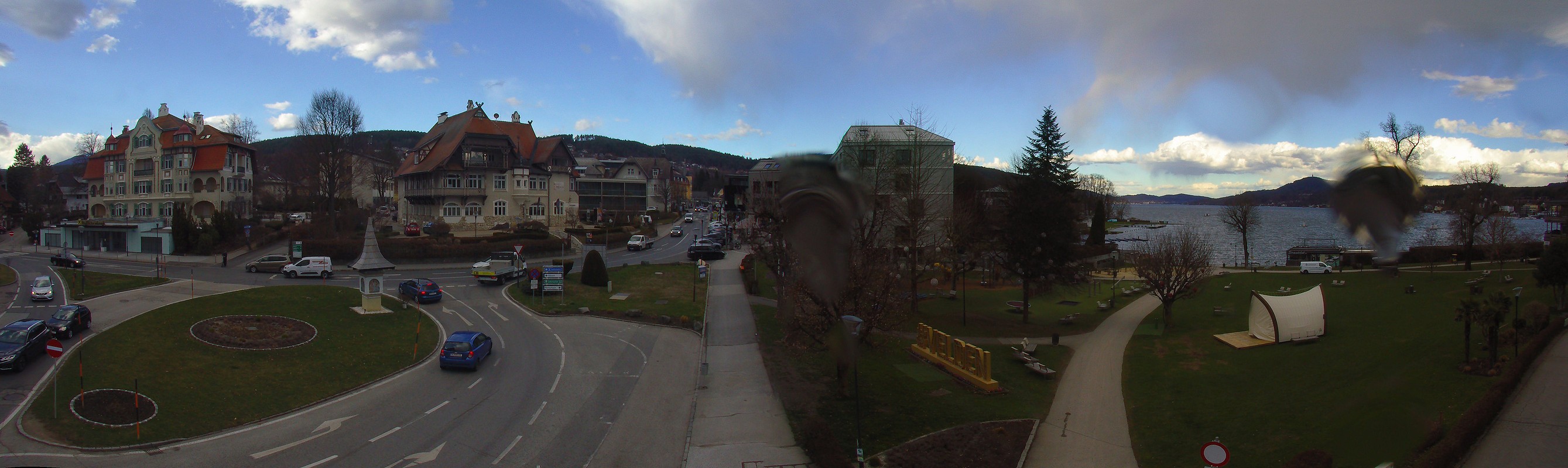 Archiv Foto Webcam Velden Karawankenplatz