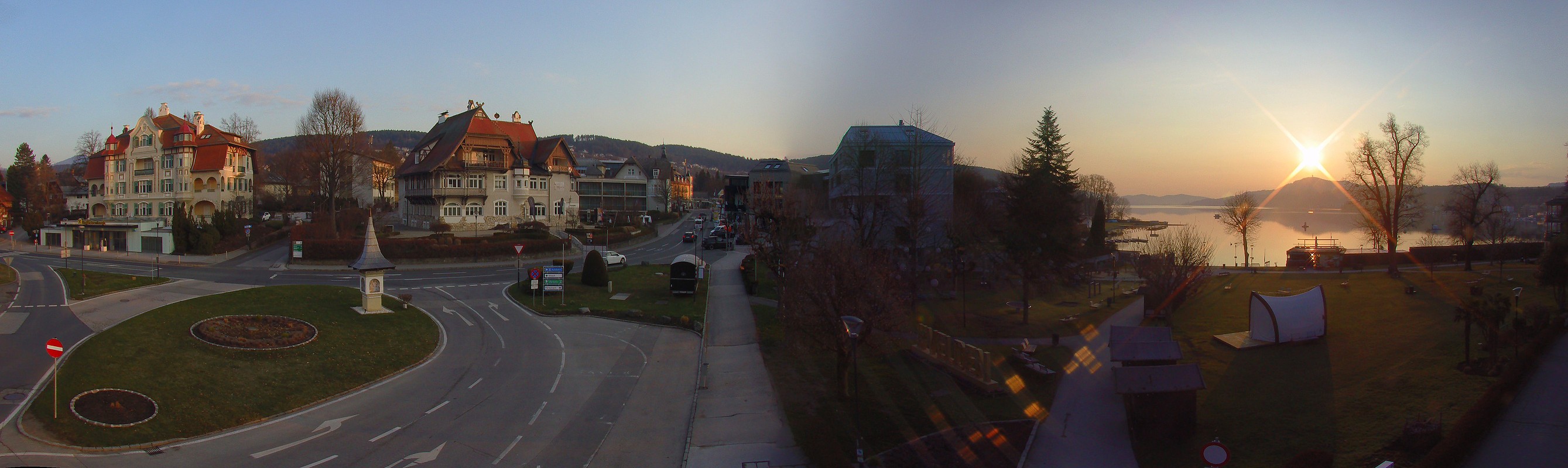 Archiv Foto Webcam Velden Karawankenplatz