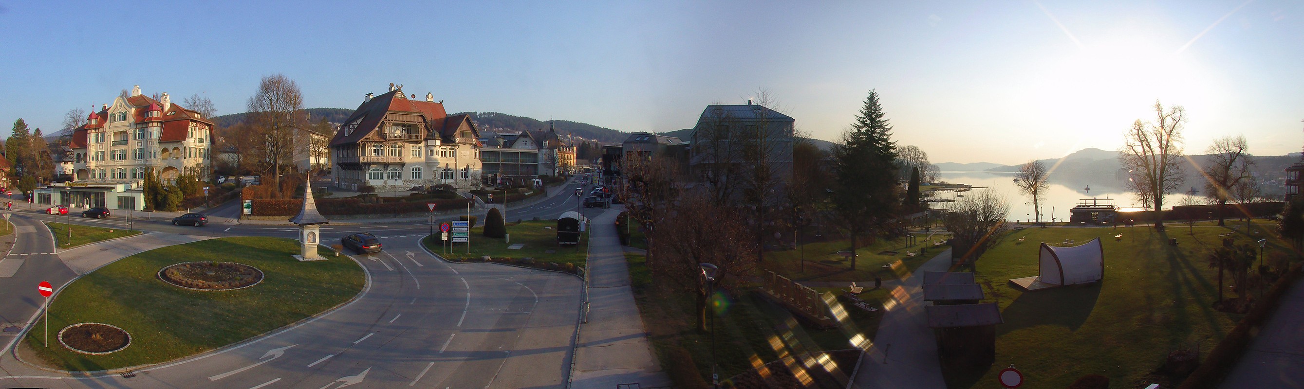 Archiv Foto Webcam Velden Karawankenplatz