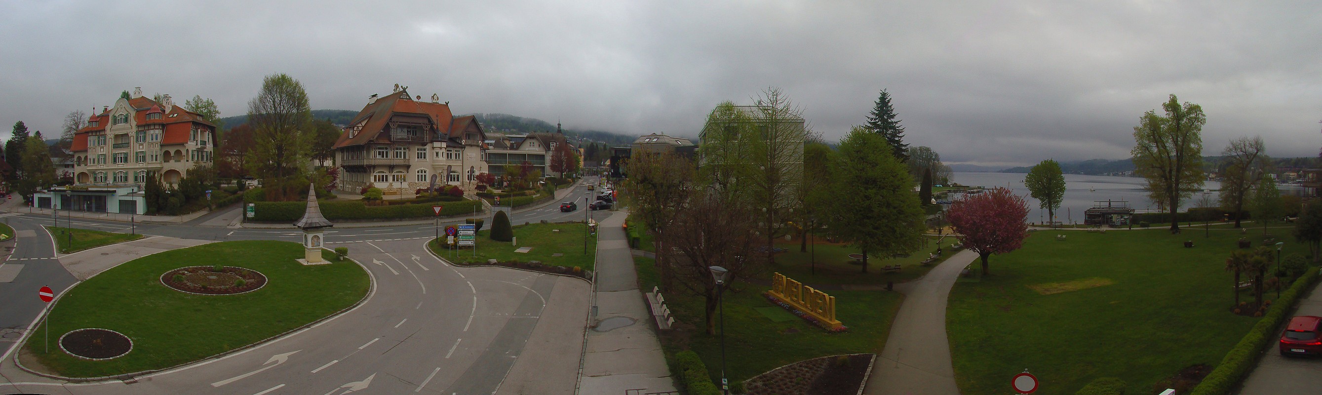 Archiv Foto Webcam Velden Karawankenplatz