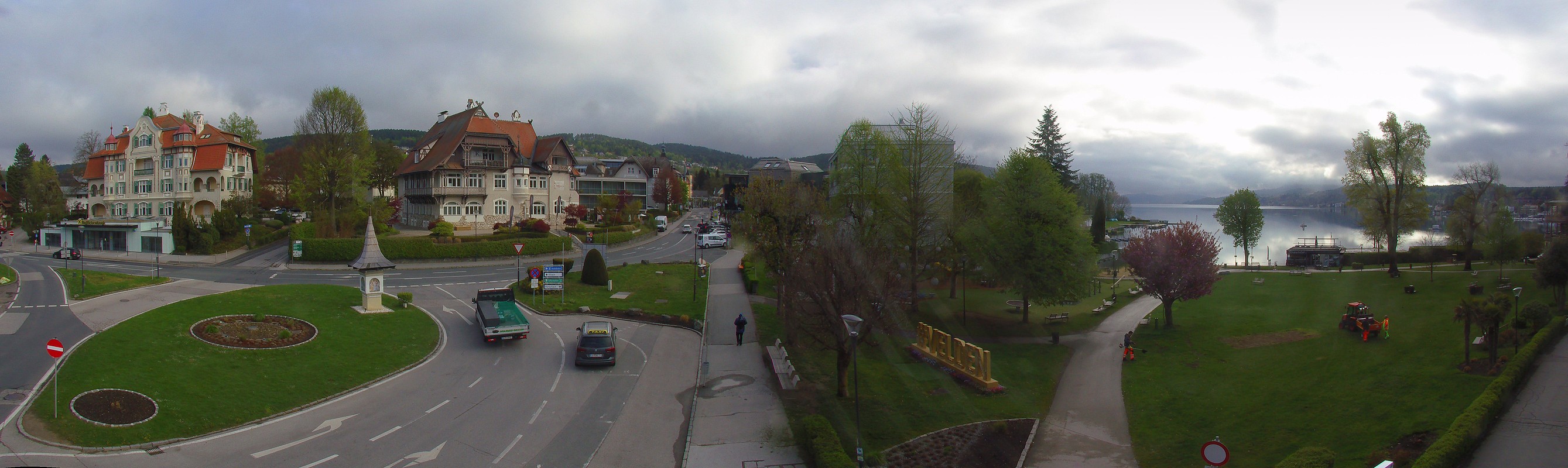 Archiv Foto Webcam Velden Karawankenplatz