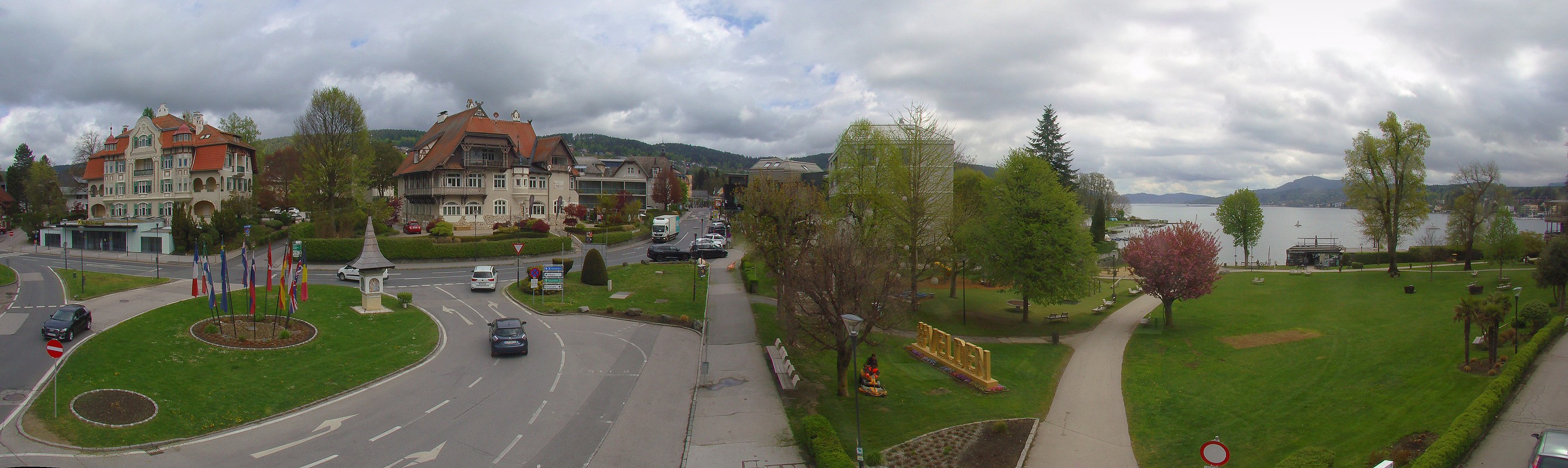 Archiv Foto Webcam Velden Karawankenplatz