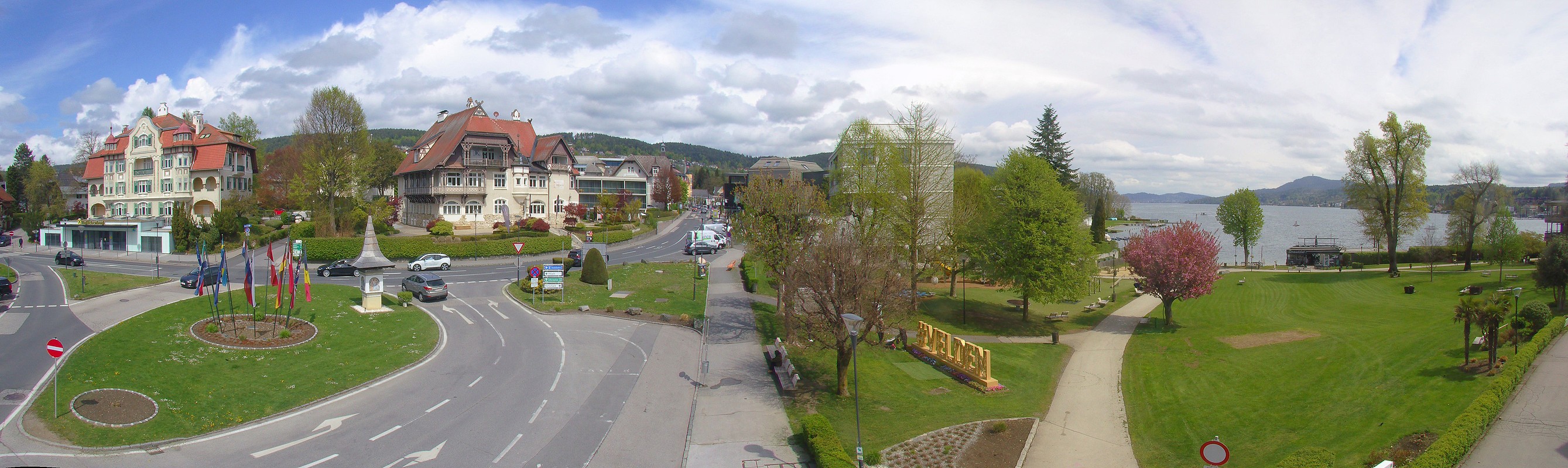 Archiv Foto Webcam Velden Karawankenplatz
