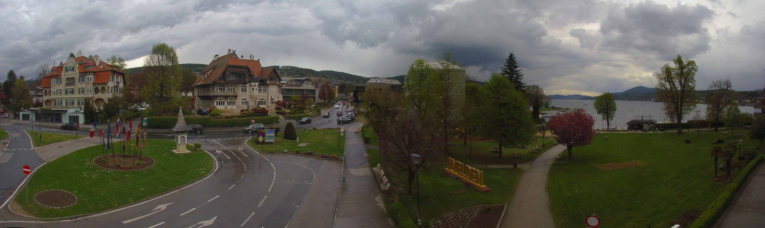 Archiv Foto Webcam Velden Karawankenplatz