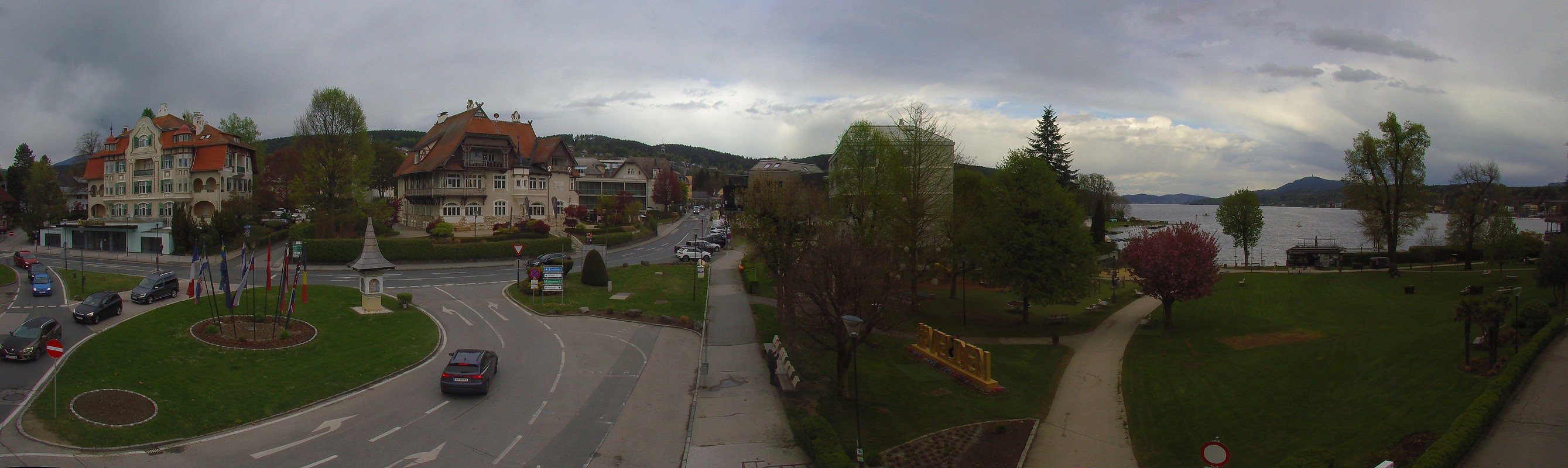 Archiv Foto Webcam Velden Karawankenplatz