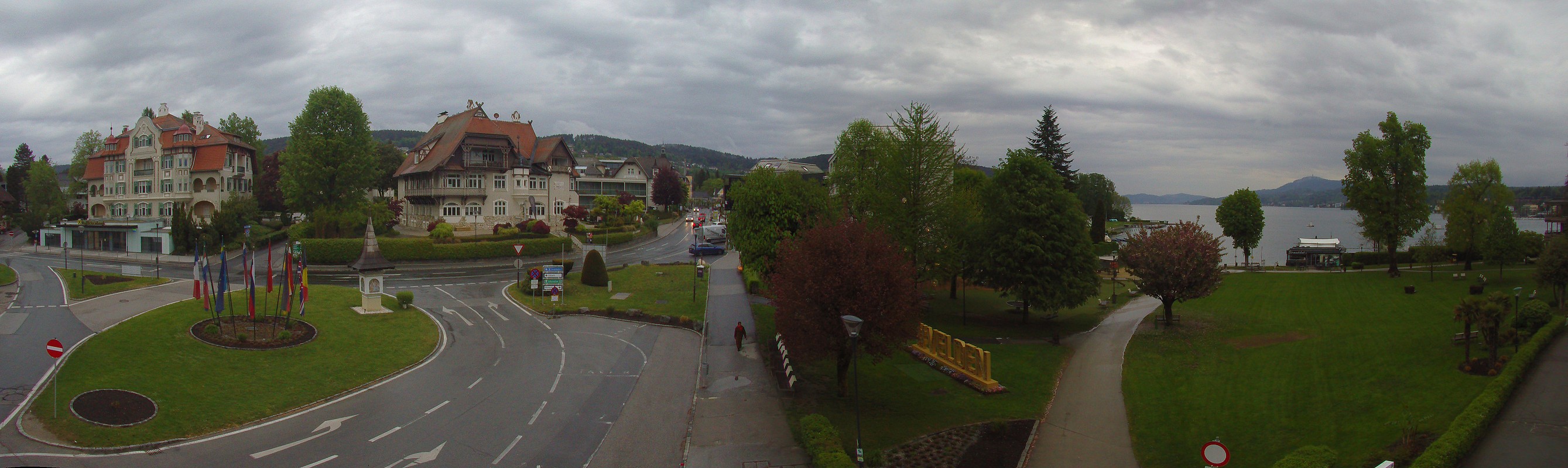 Archiv Foto Webcam Velden Karawankenplatz