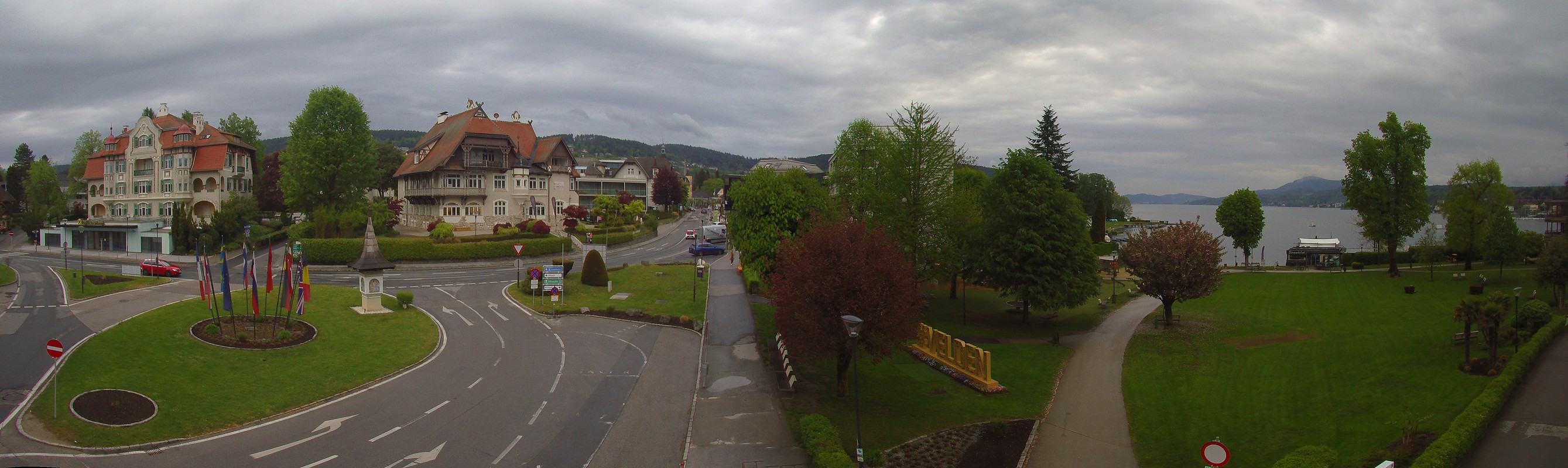 Archiv Foto Webcam Velden Karawankenplatz