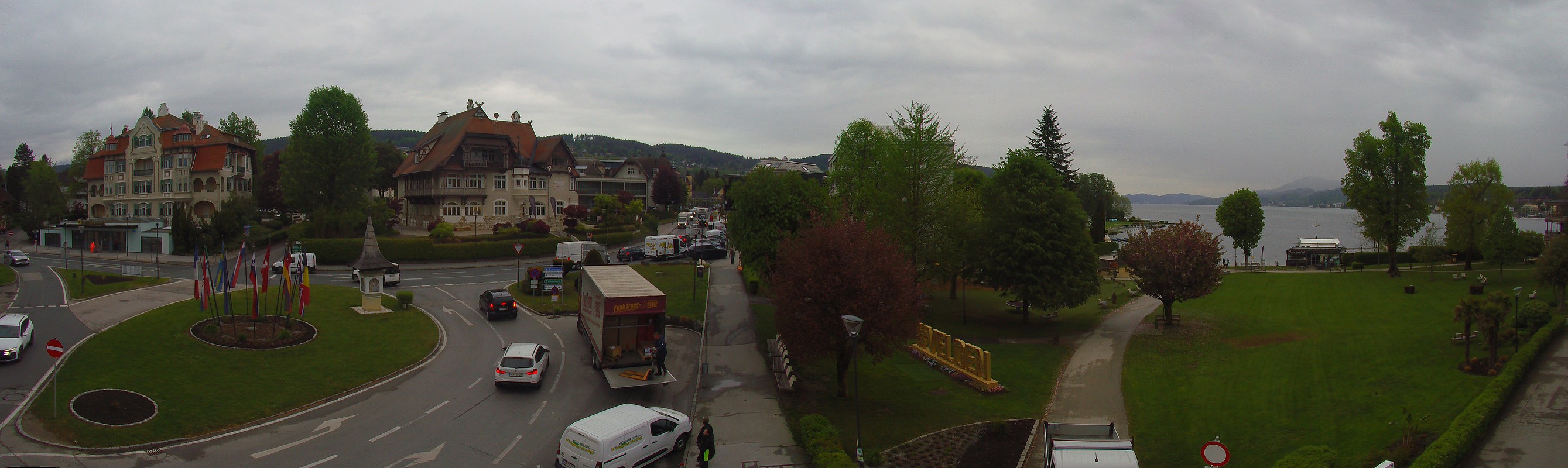 Archiv Foto Webcam Velden Karawankenplatz