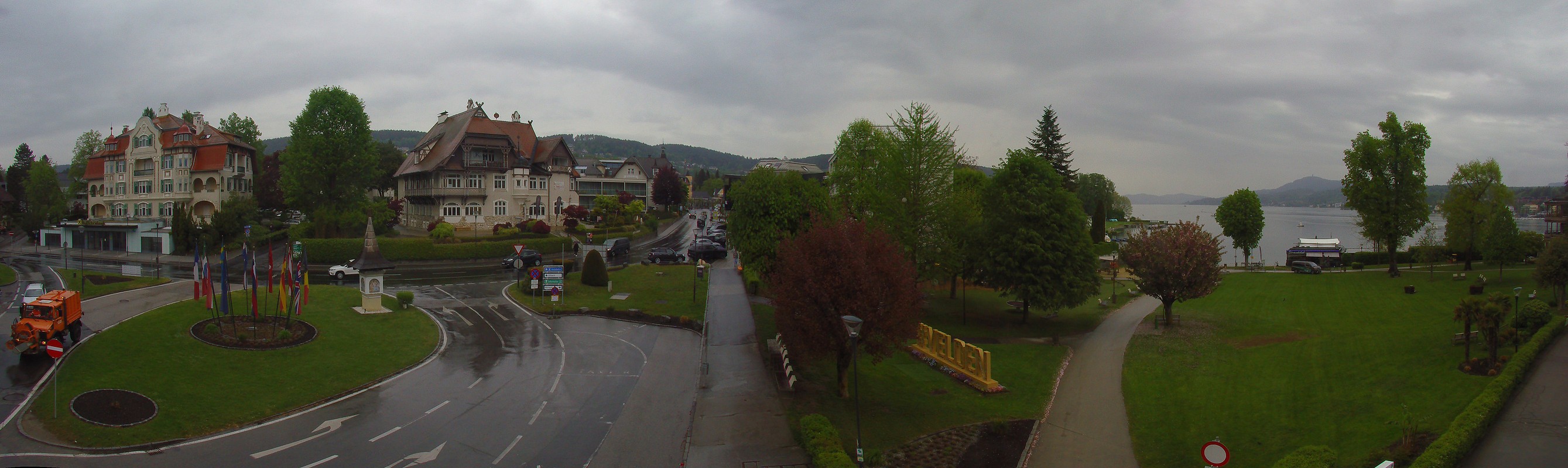 Archiv Foto Webcam Velden Karawankenplatz