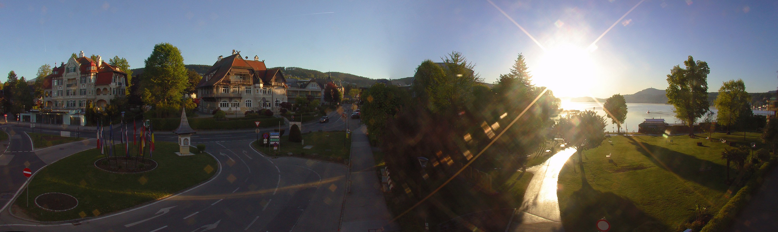 Archiv Foto Webcam Velden Karawankenplatz