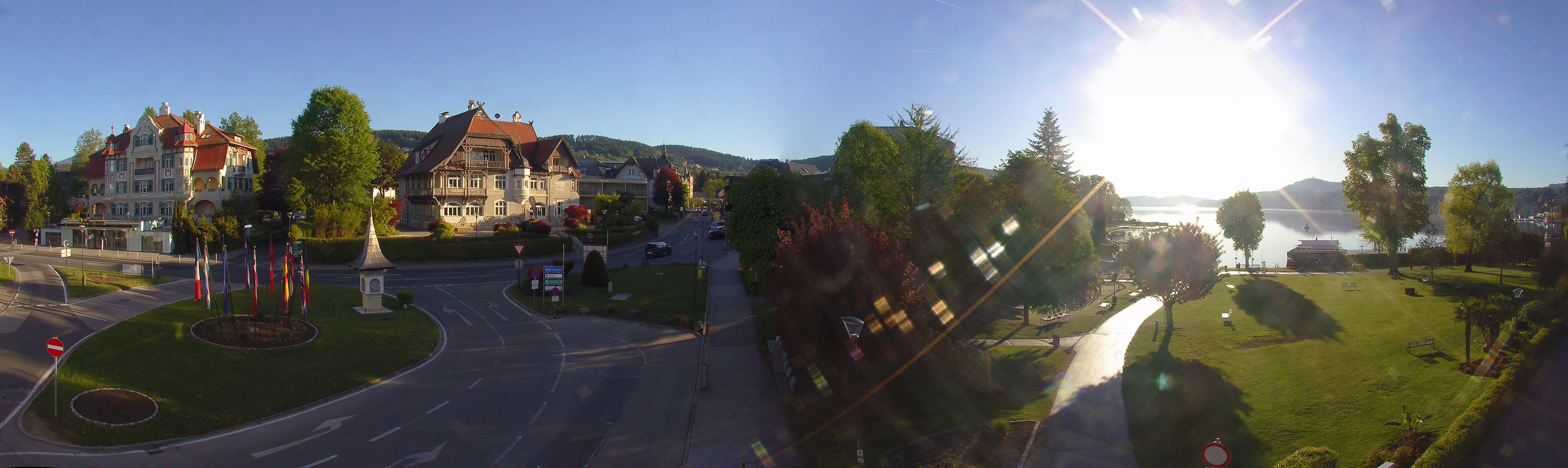 Archiv Foto Webcam Velden Karawankenplatz