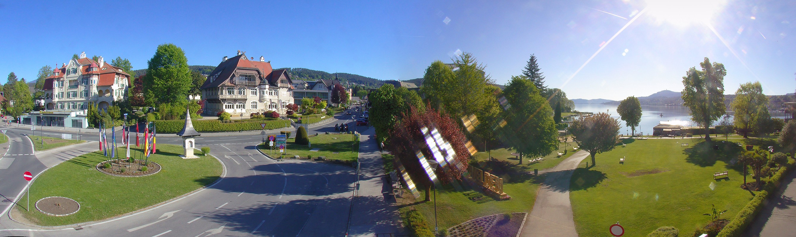 Archiv Foto Webcam Velden Karawankenplatz