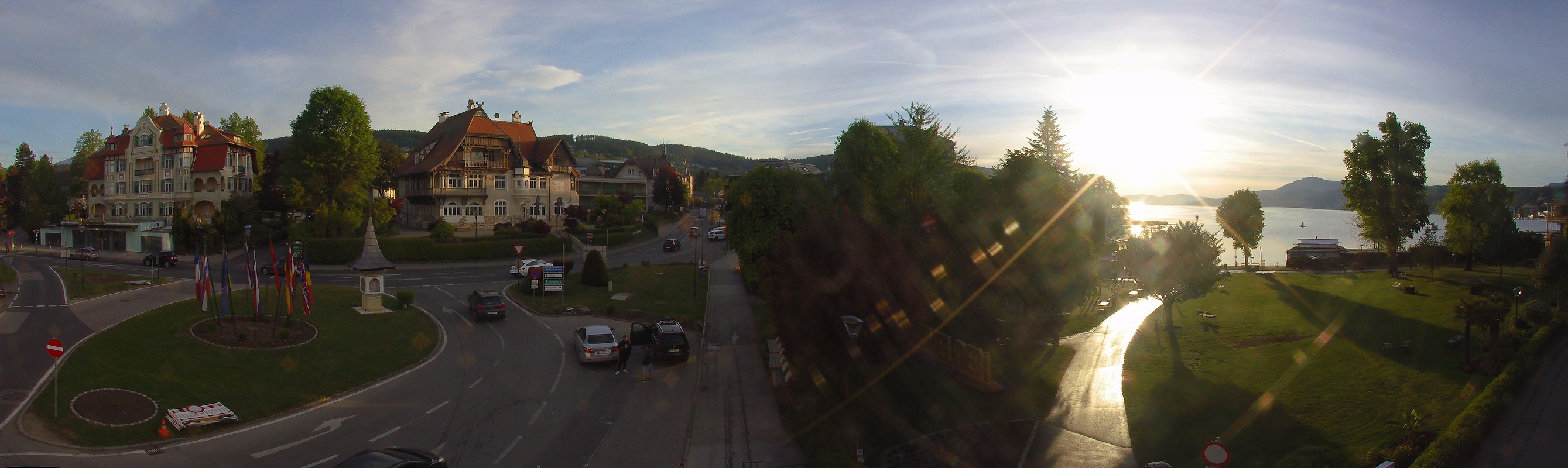 Archiv Foto Webcam Velden Karawankenplatz