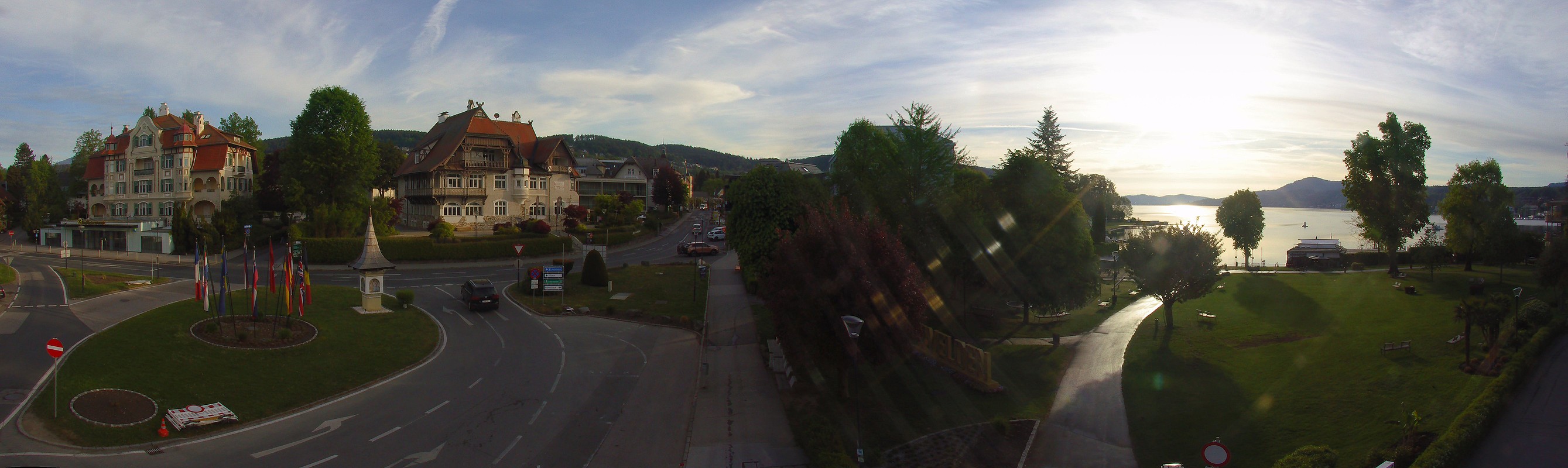 Archiv Foto Webcam Velden Karawankenplatz