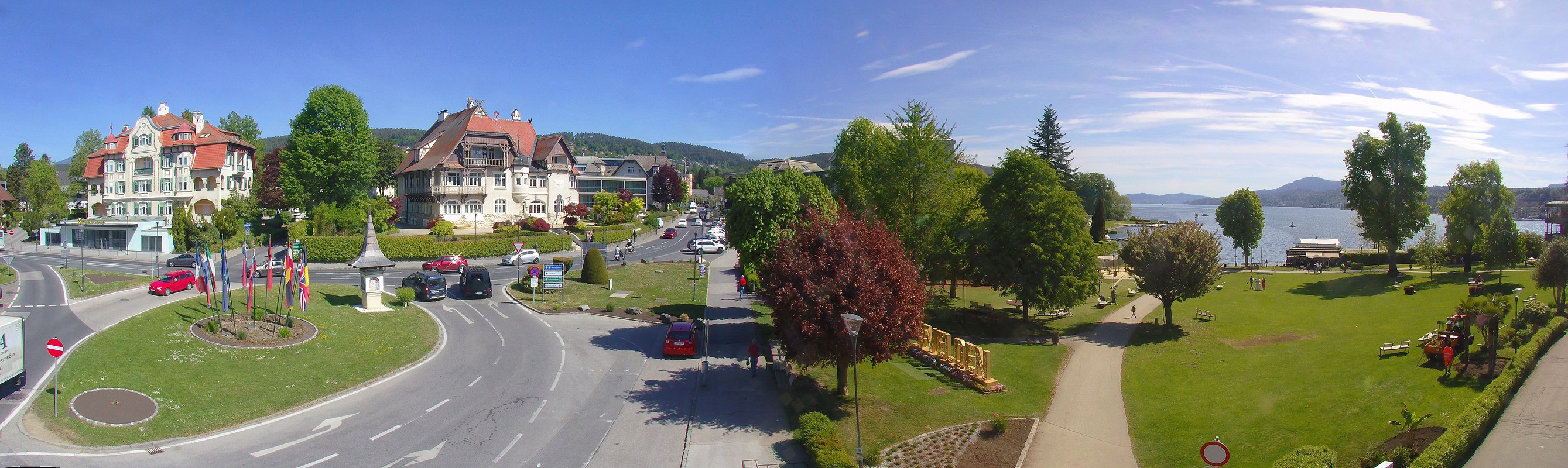 Archiv Foto Webcam Velden Karawankenplatz