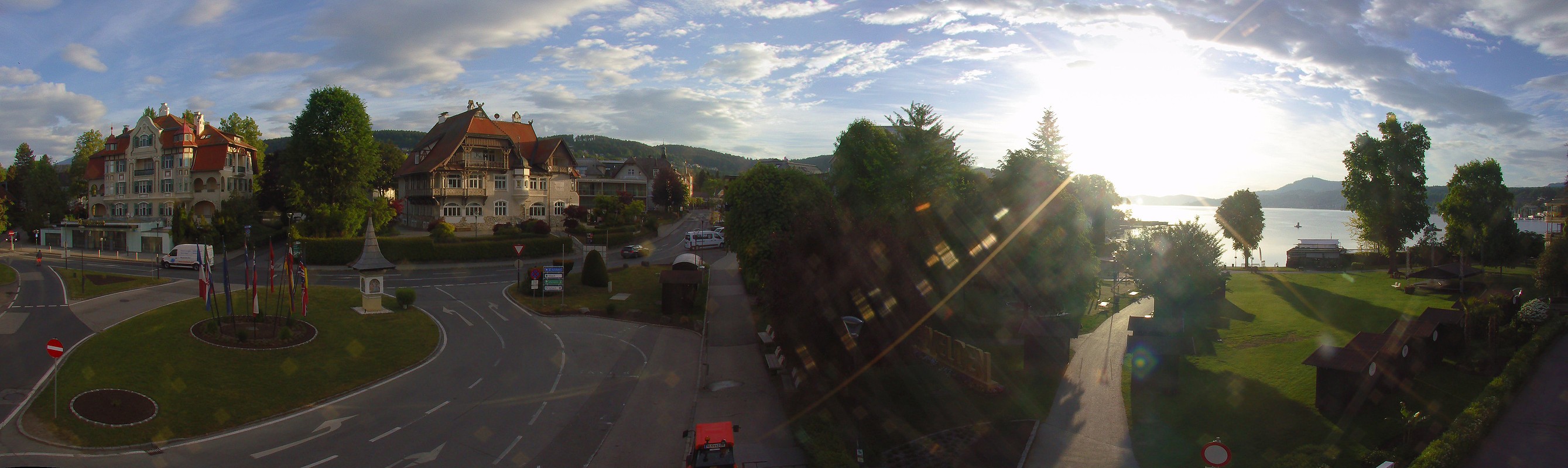 Archiv Foto Webcam Velden Karawankenplatz