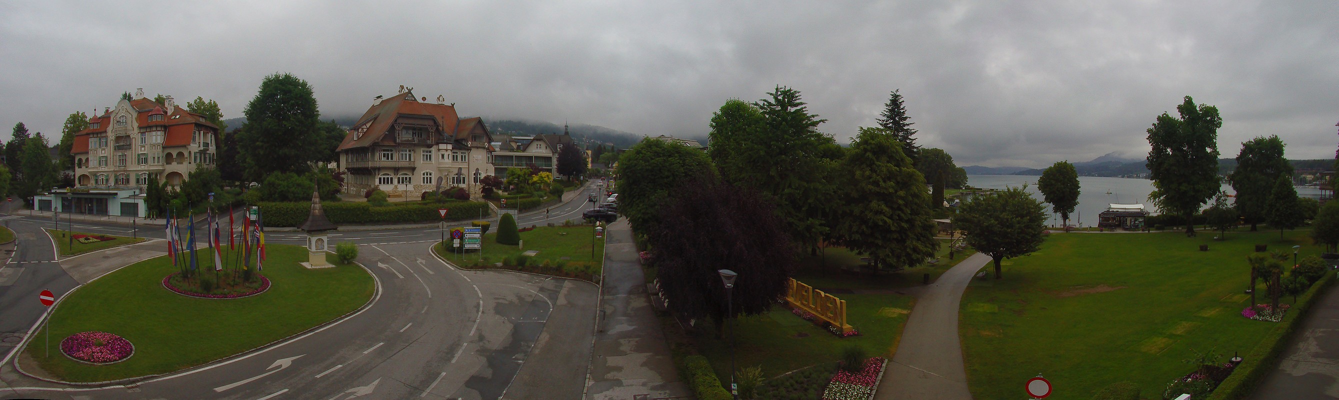 Archiv Foto Webcam Velden Karawankenplatz