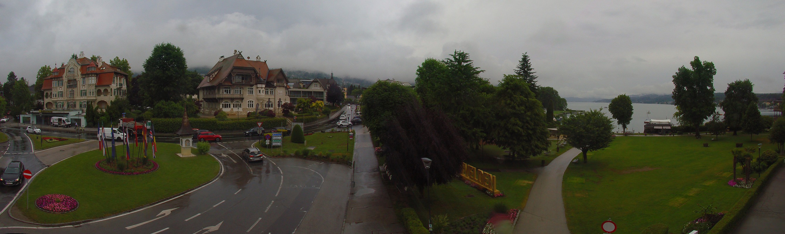 Archiv Foto Webcam Velden Karawankenplatz