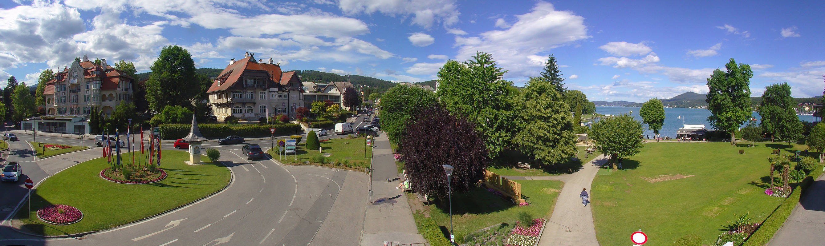 Archiv Foto Webcam Velden Karawankenplatz