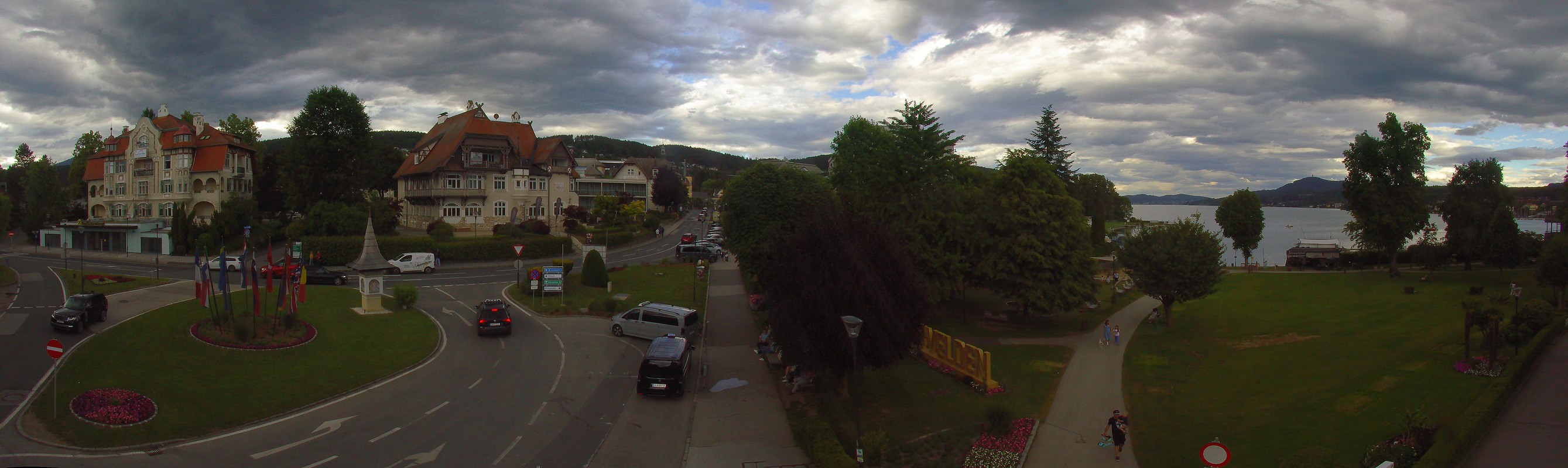 Archiv Foto Webcam Velden Karawankenplatz