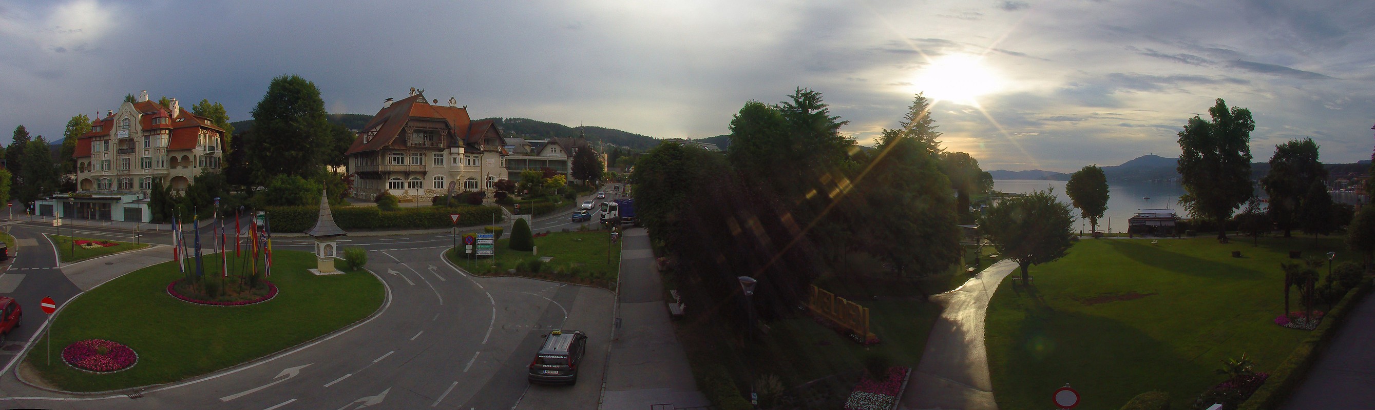 Archiv Foto Webcam Velden Karawankenplatz
