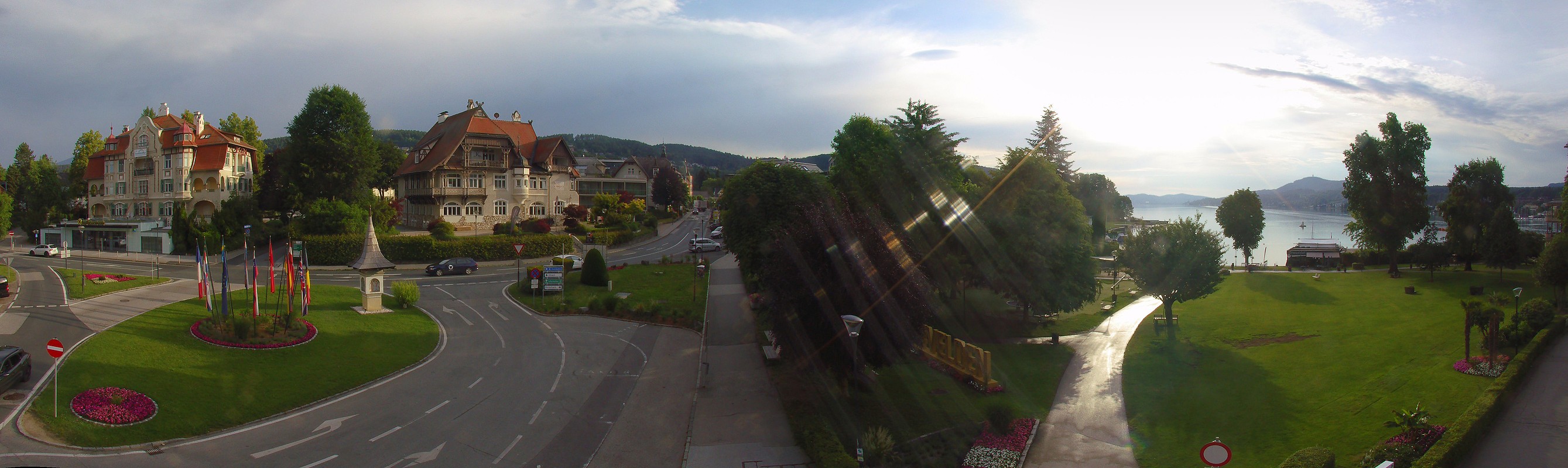Archiv Foto Webcam Velden Karawankenplatz