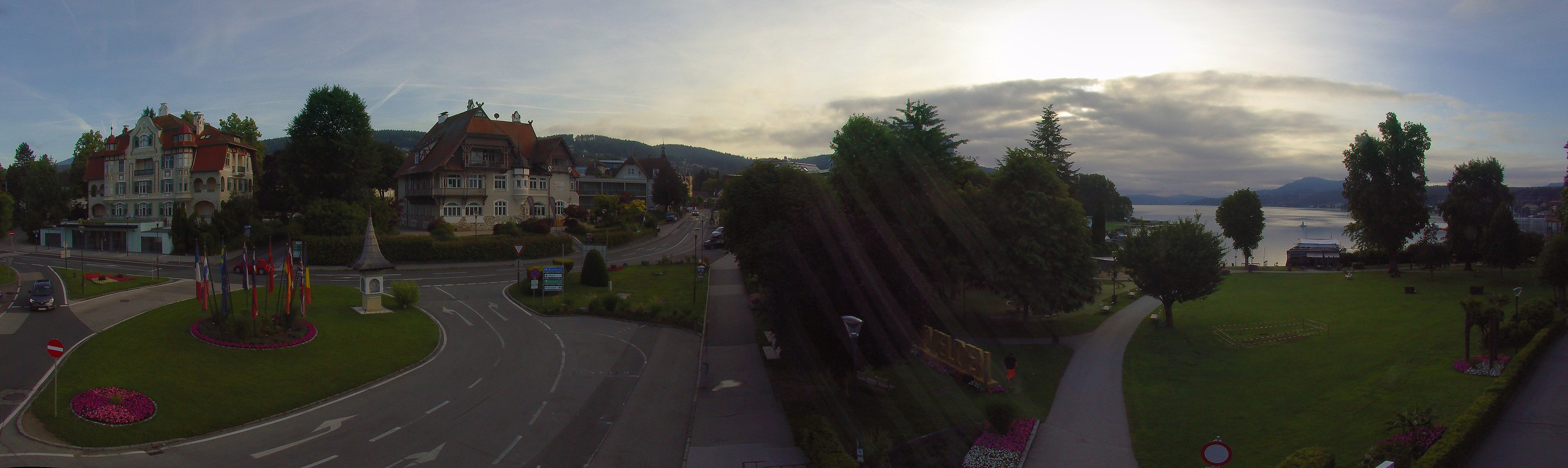 Archiv Foto Webcam Velden Karawankenplatz