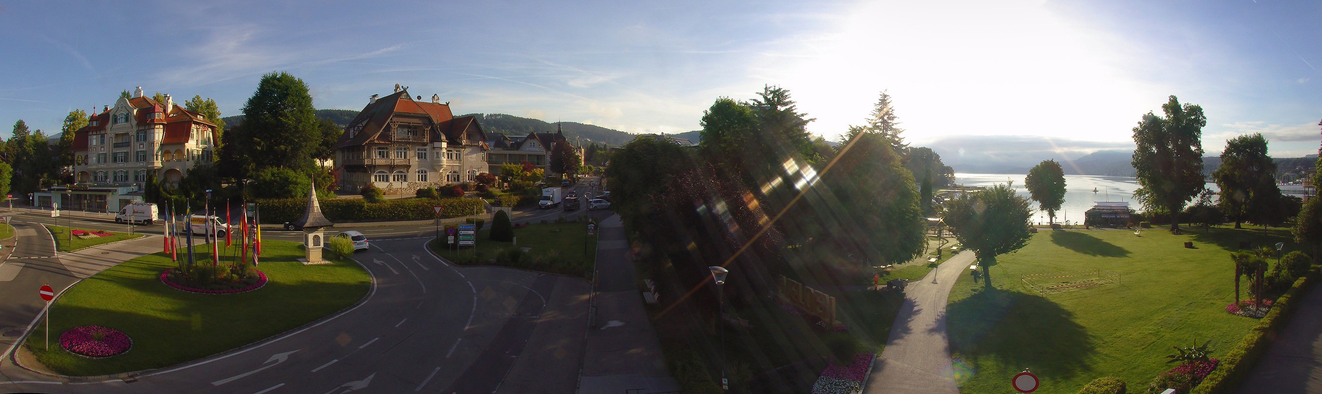 Archiv Foto Webcam Velden Karawankenplatz