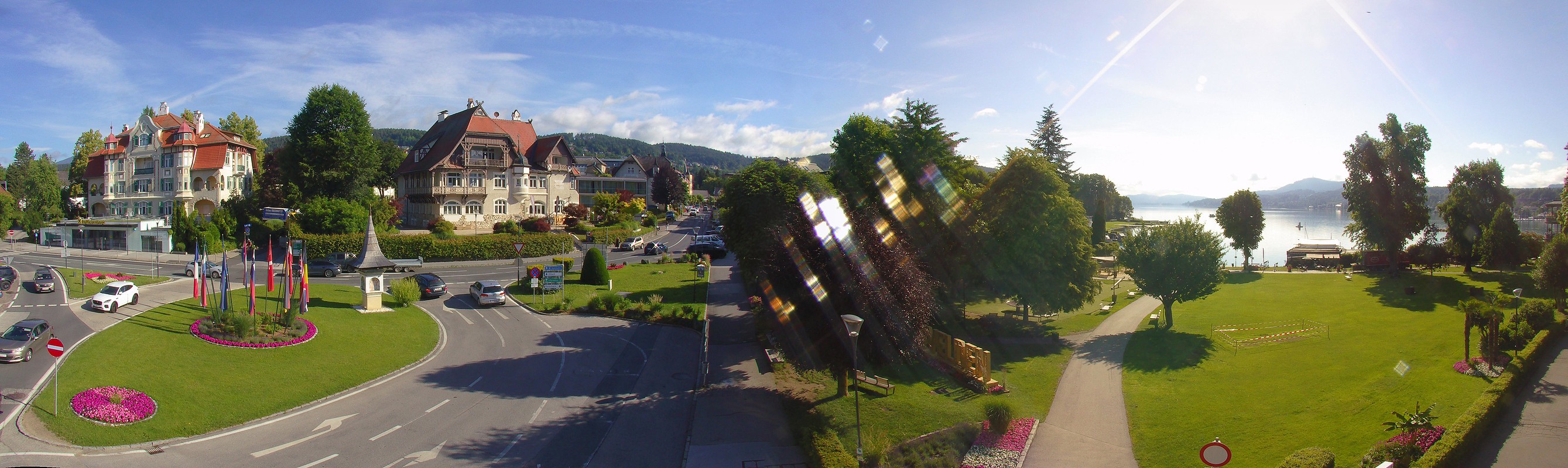 Archiv Foto Webcam Velden Karawankenplatz