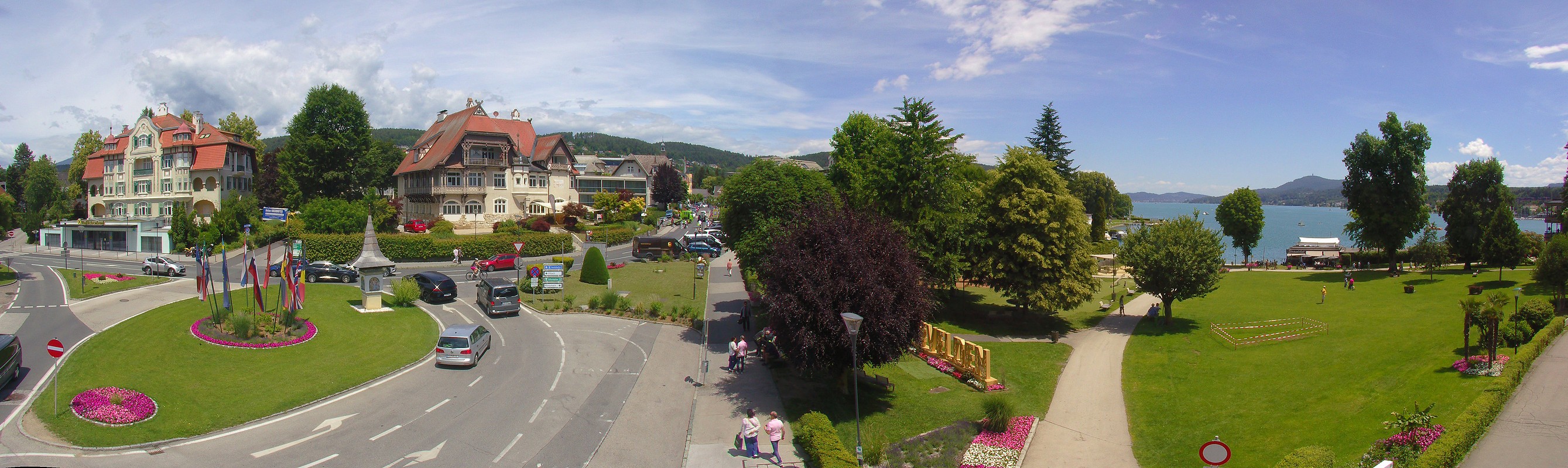 Archiv Foto Webcam Velden Karawankenplatz