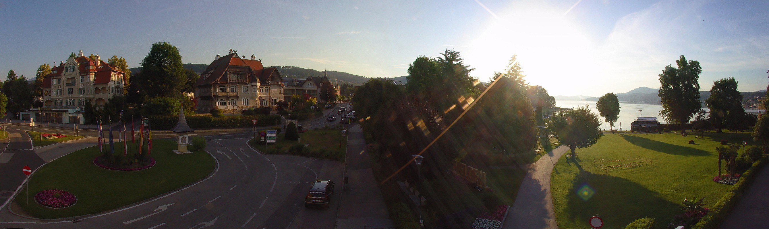 Archiv Foto Webcam Velden Karawankenplatz