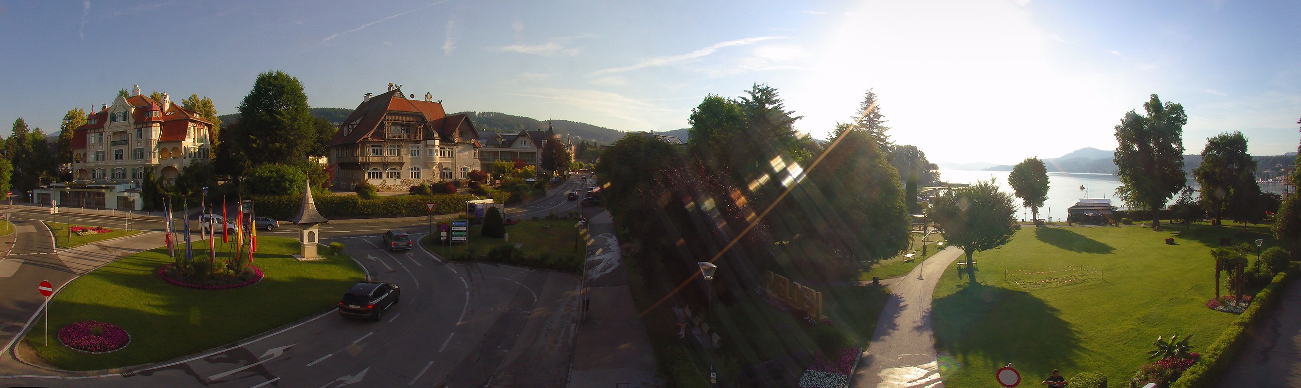 Archiv Foto Webcam Velden Karawankenplatz