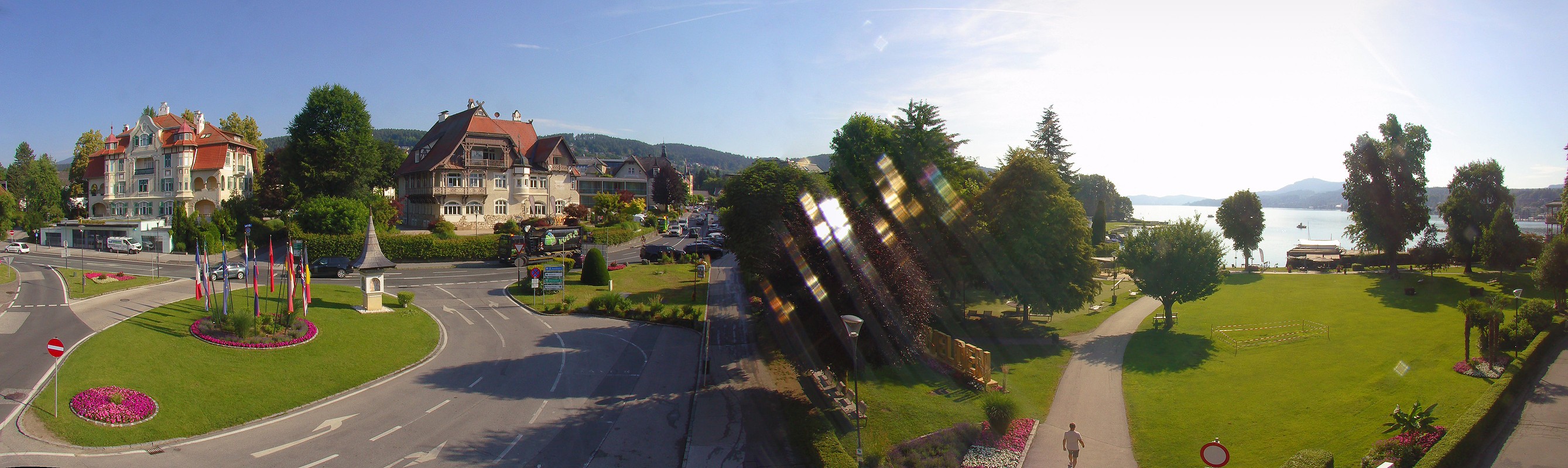 Archiv Foto Webcam Velden Karawankenplatz