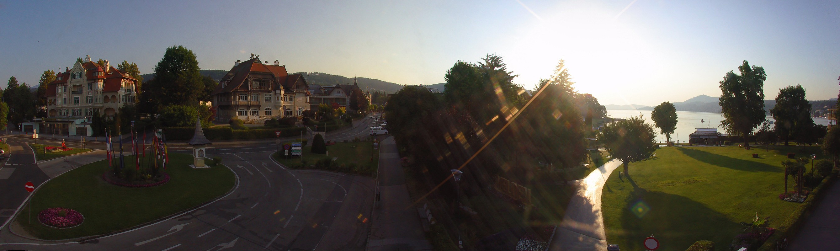 Archiv Foto Webcam Velden Karawankenplatz