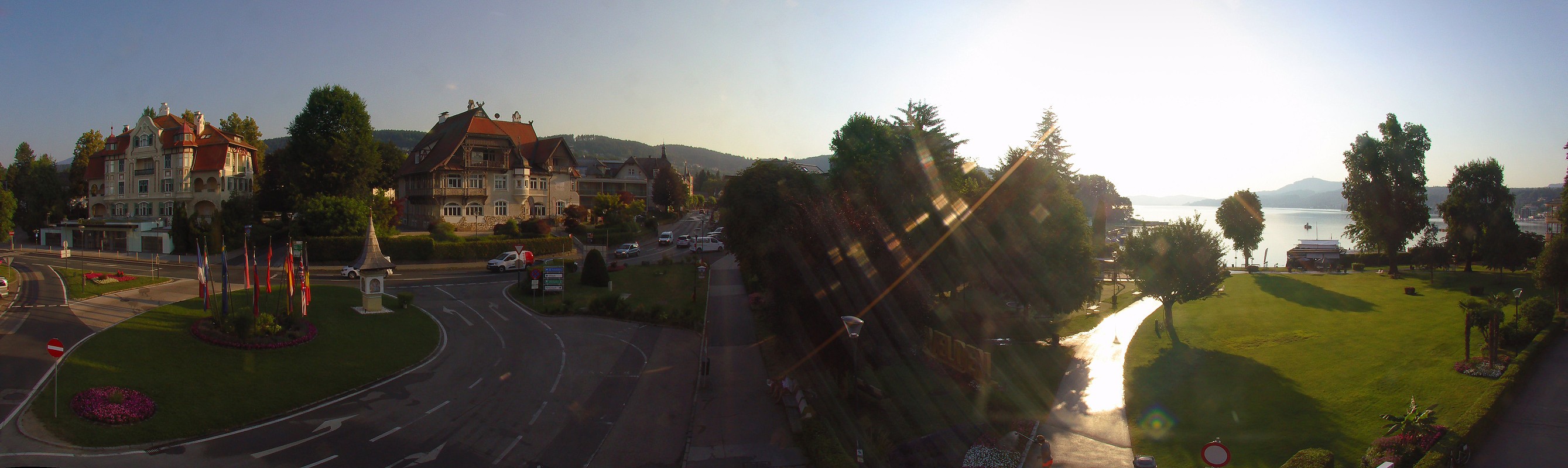 Archiv Foto Webcam Velden Karawankenplatz