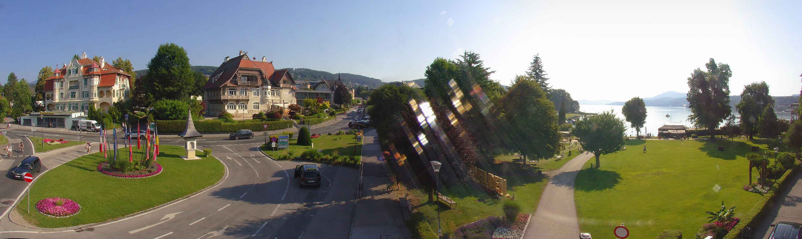 Archiv Foto Webcam Velden Karawankenplatz