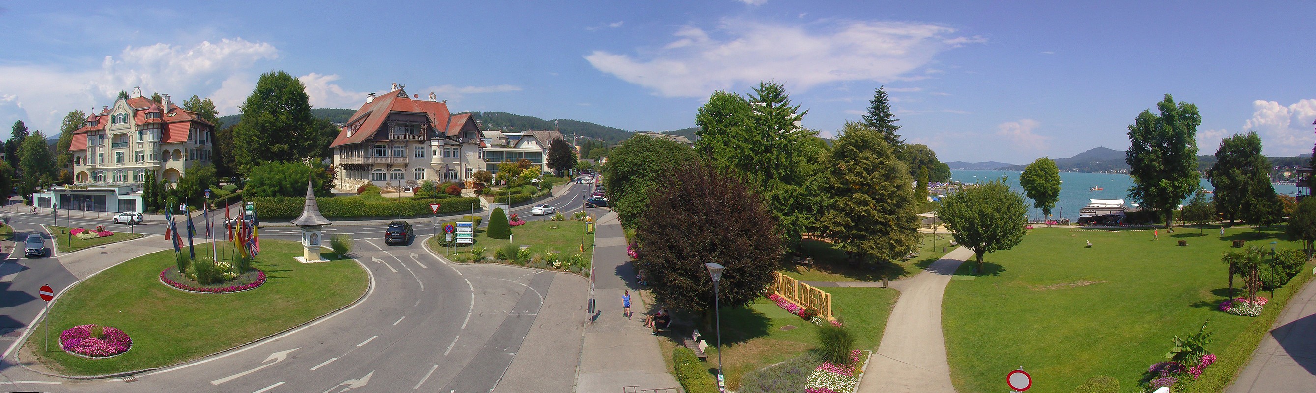 Archiv Foto Webcam Velden Karawankenplatz