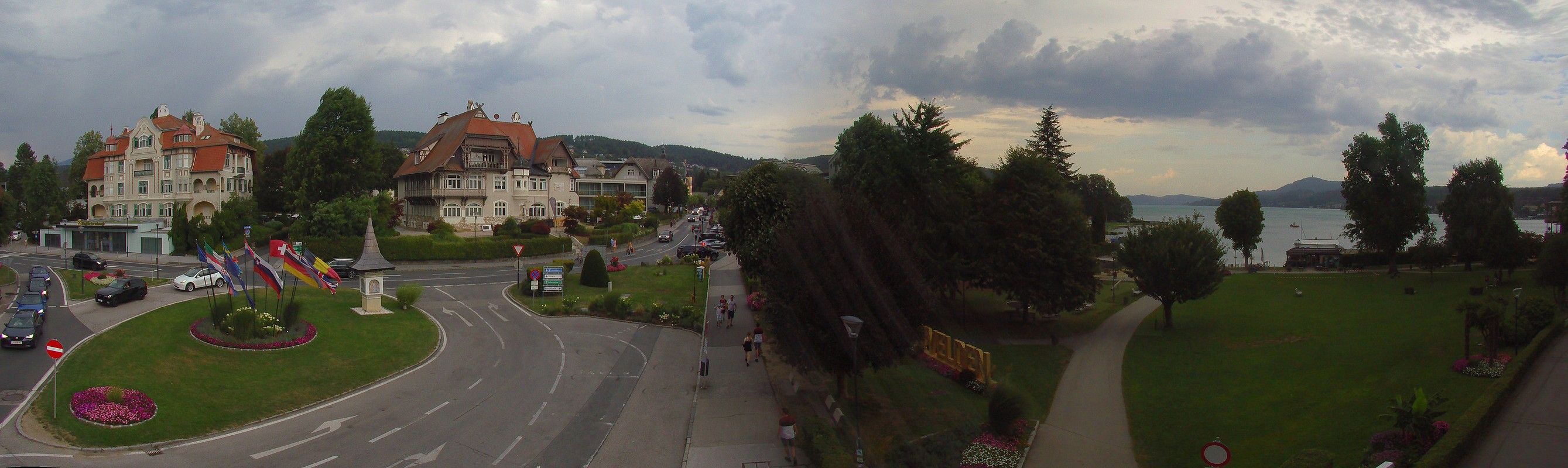 Archiv Foto Webcam Velden Karawankenplatz