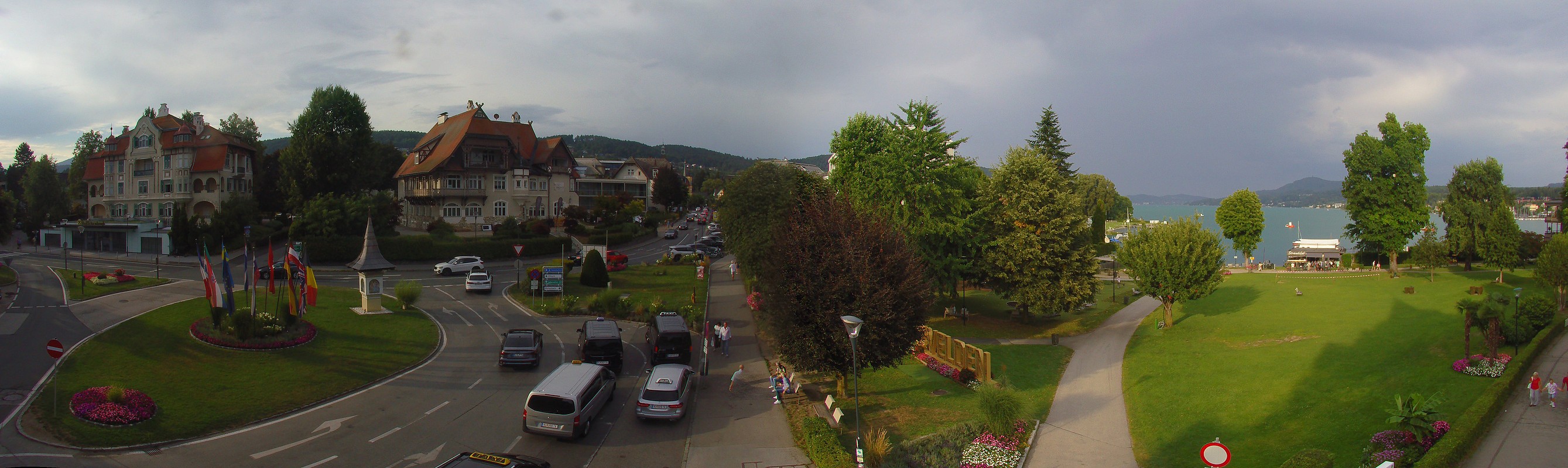Archiv Foto Webcam Velden Karawankenplatz