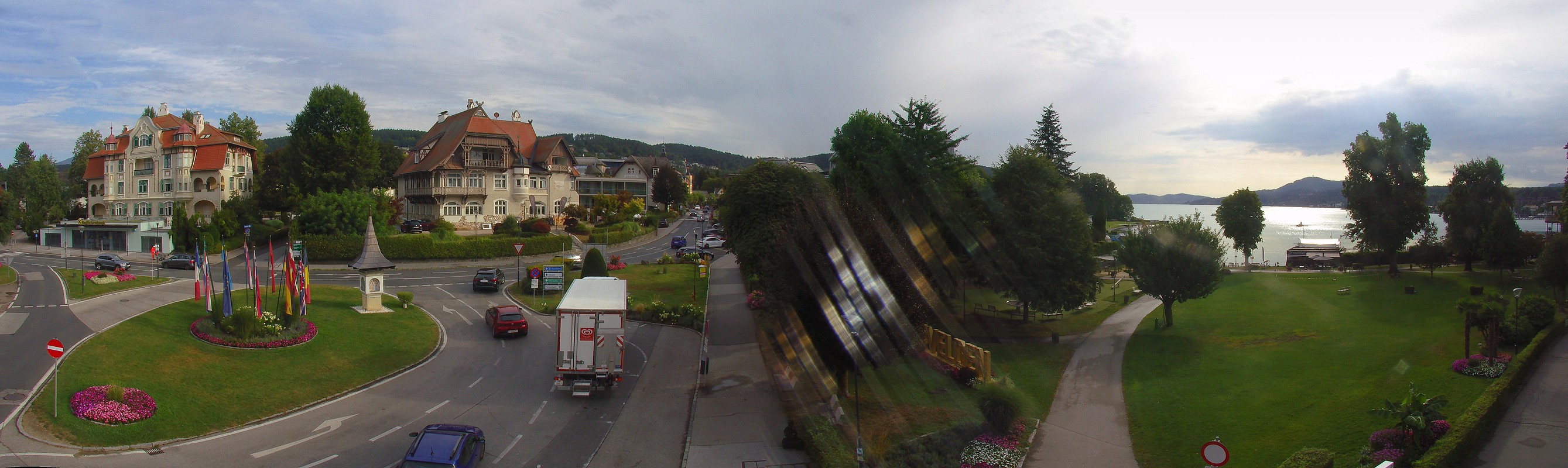 Archiv Foto Webcam Velden Karawankenplatz