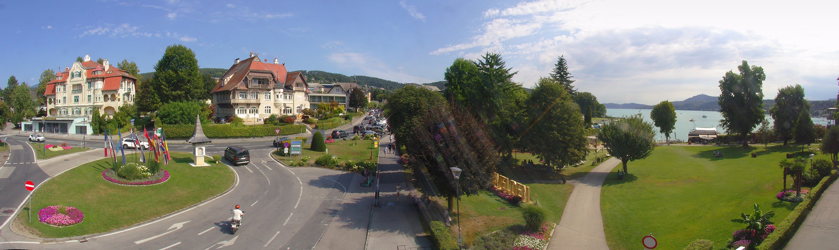 Archiv Foto Webcam Velden Karawankenplatz