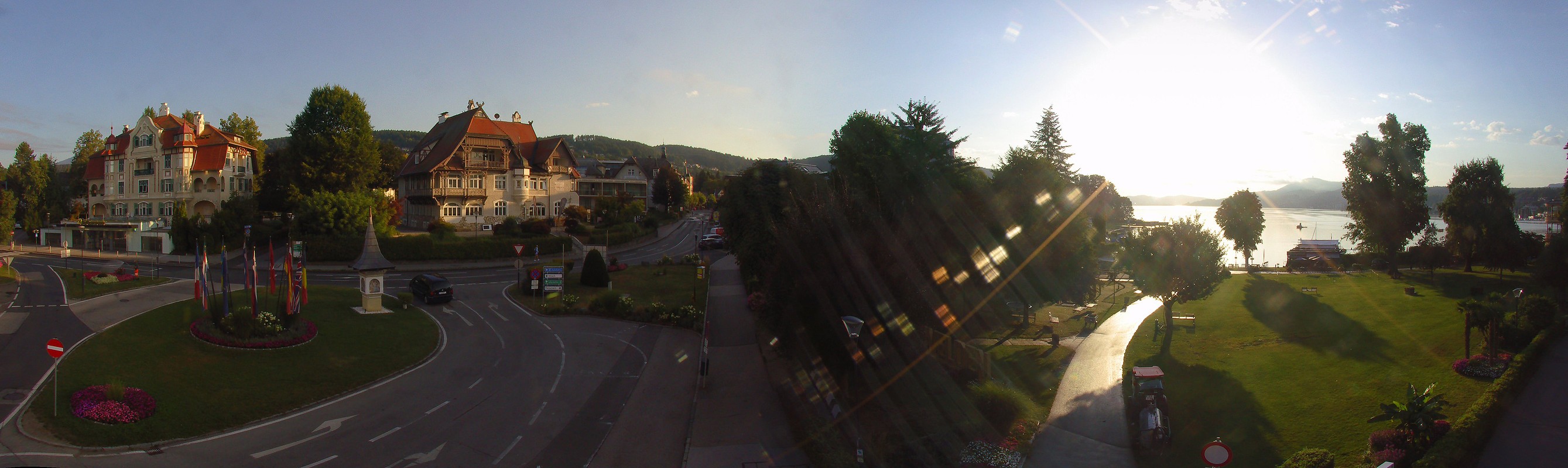 Archiv Foto Webcam Velden Karawankenplatz