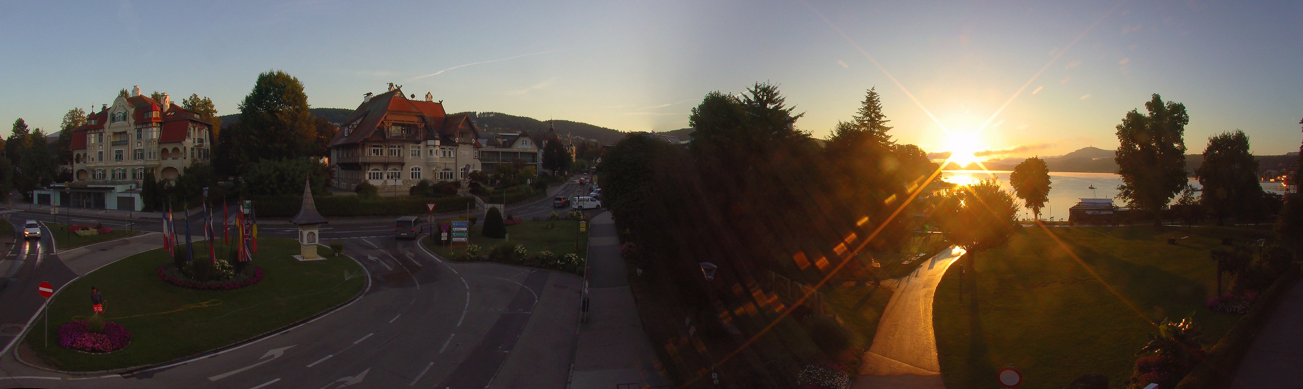 Archiv Foto Webcam Velden Karawankenplatz