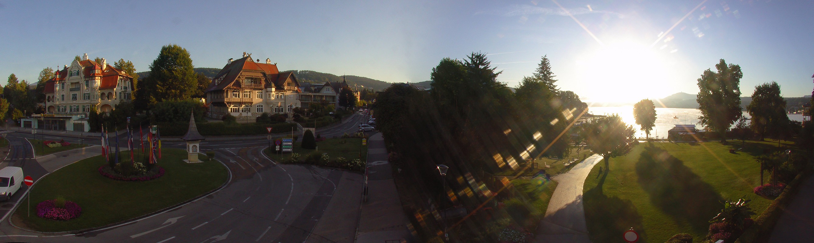 Archiv Foto Webcam Velden Karawankenplatz