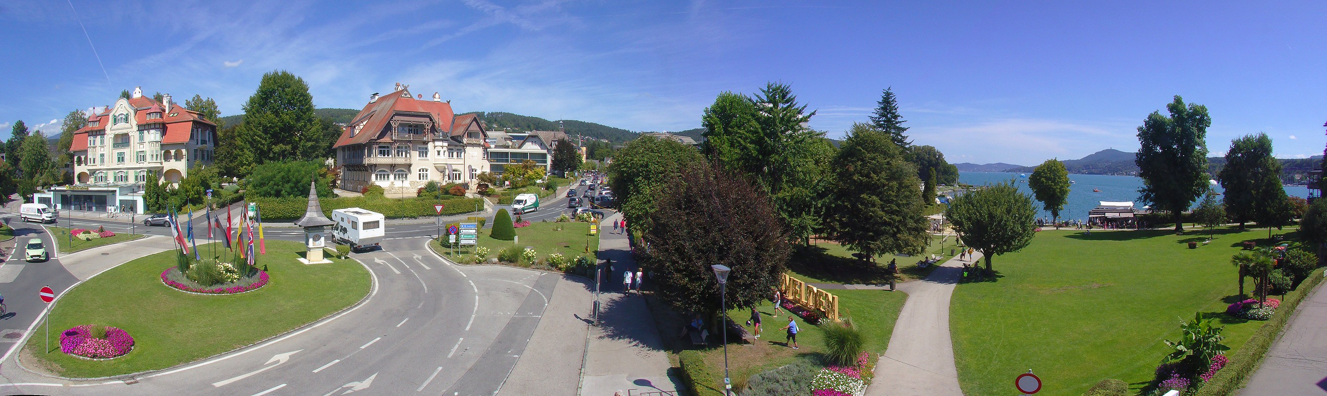 Archiv Foto Webcam Velden Karawankenplatz