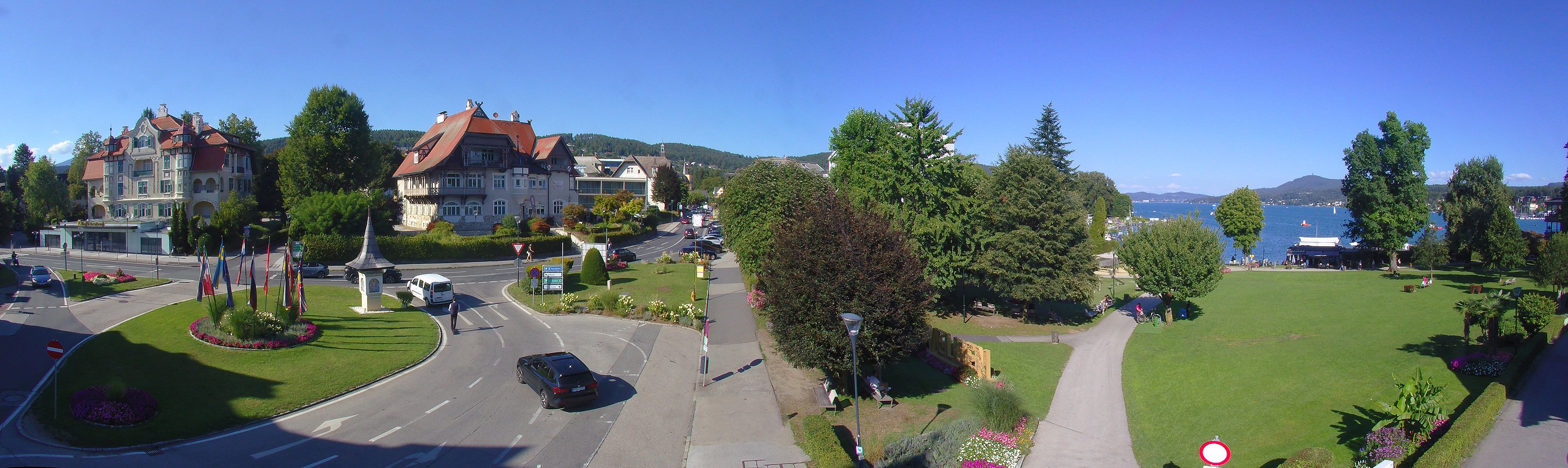 Archiv Foto Webcam Velden Karawankenplatz