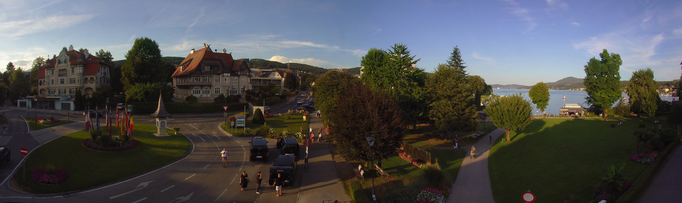 Archiv Foto Webcam Velden Karawankenplatz