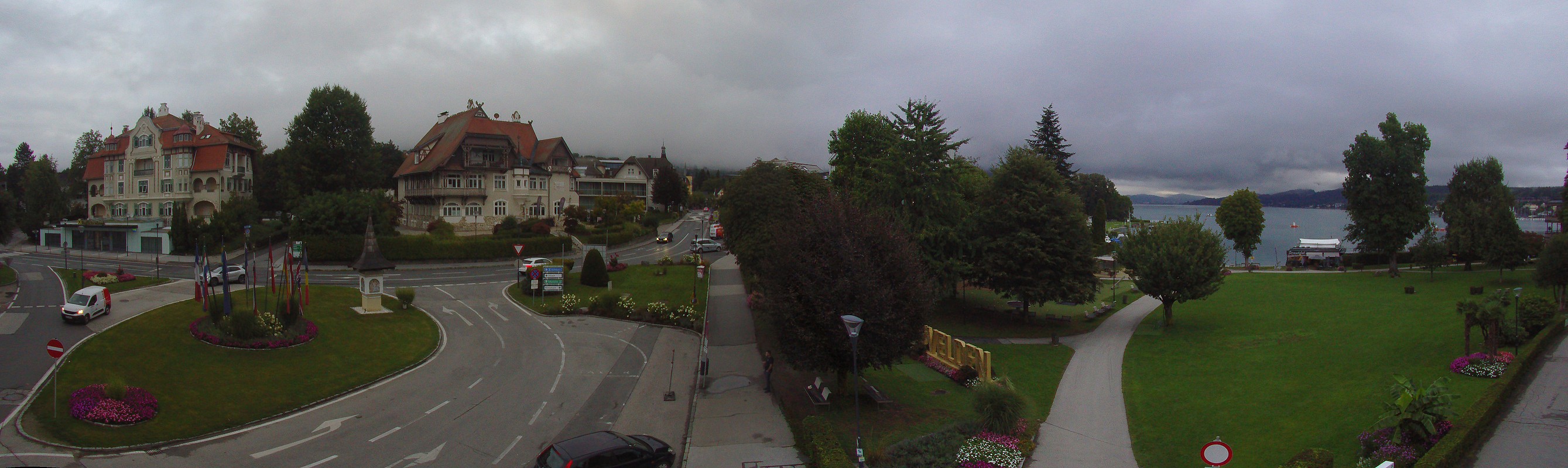 Archiv Foto Webcam Velden Karawankenplatz