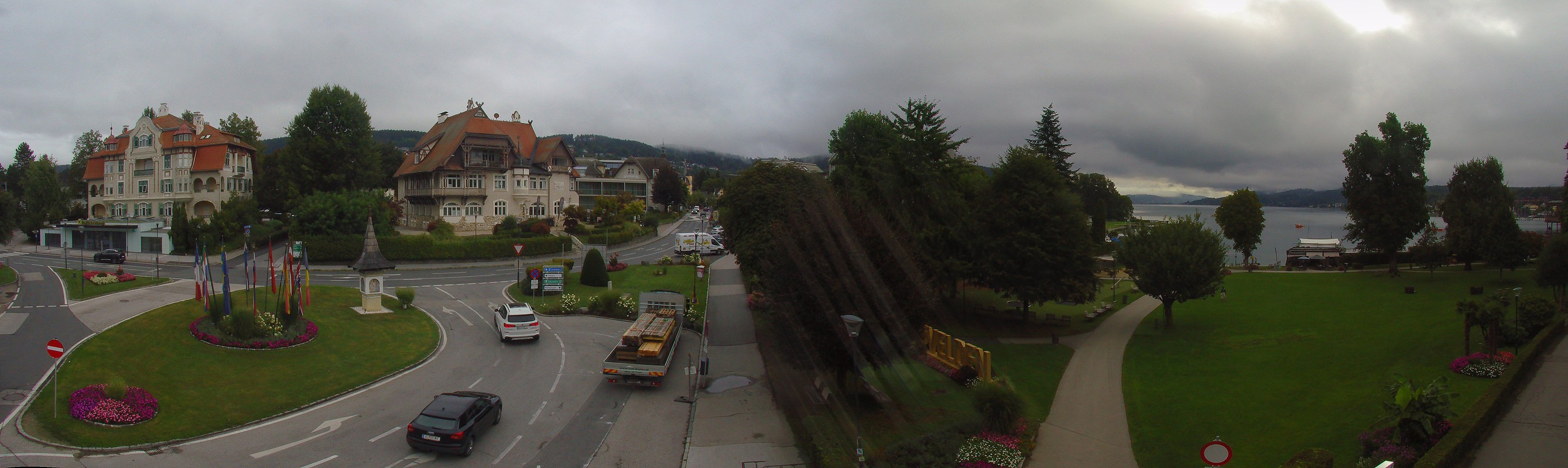 Archiv Foto Webcam Velden Karawankenplatz