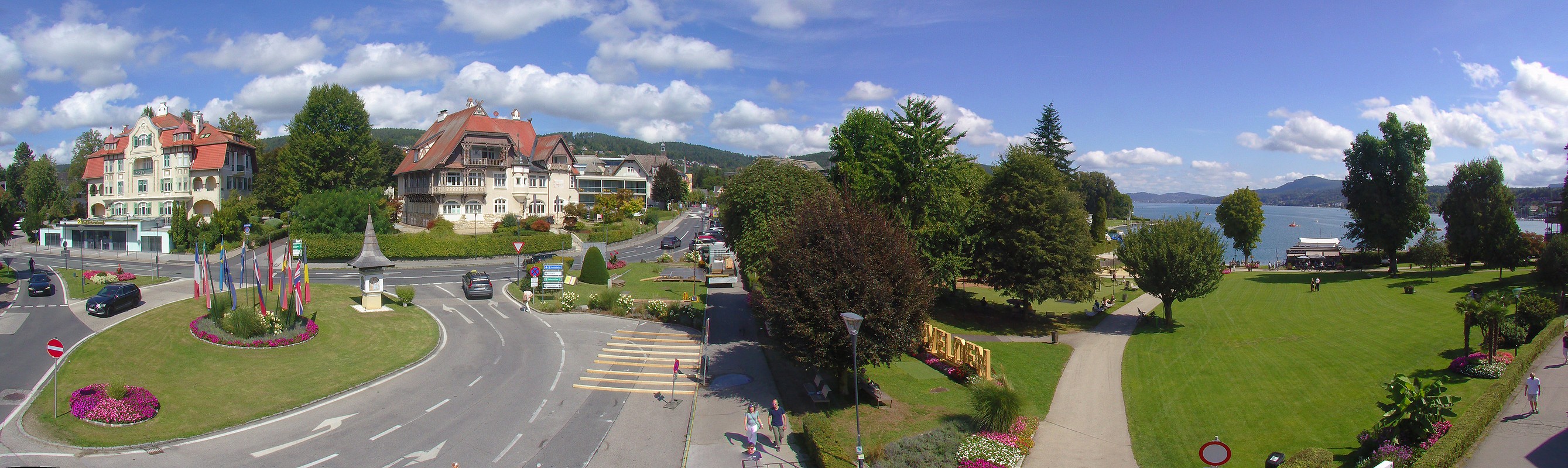 Archiv Foto Webcam Velden Karawankenplatz